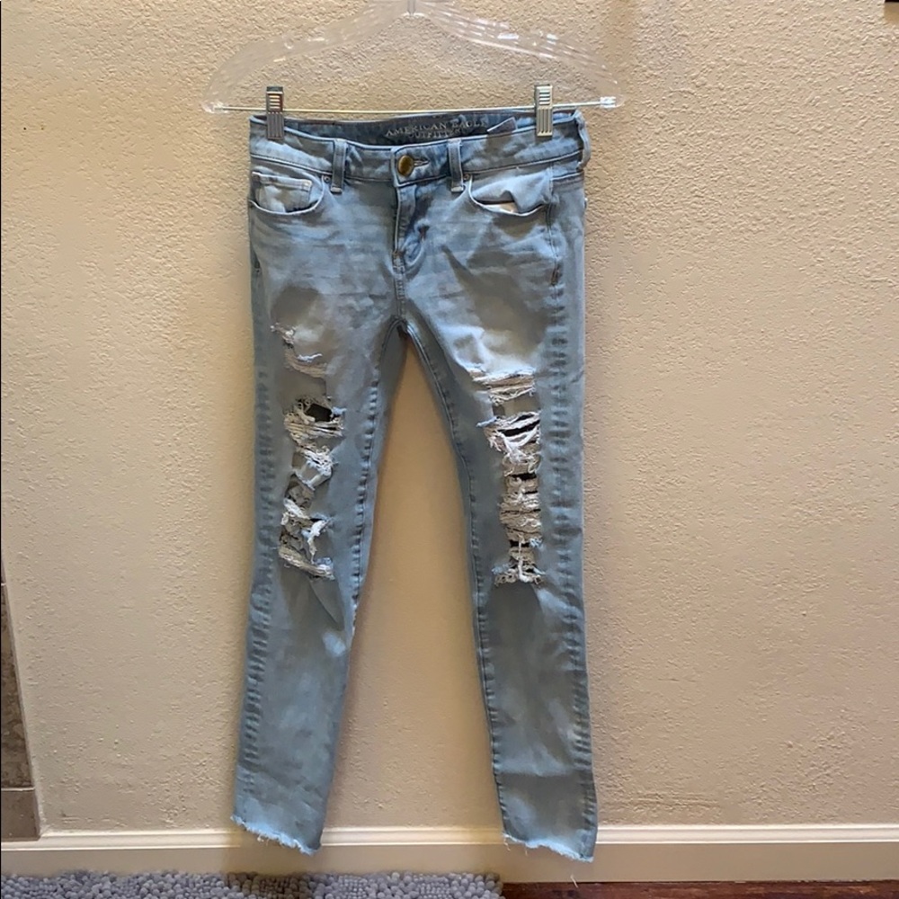 360 degree super stretch American eagle jeans